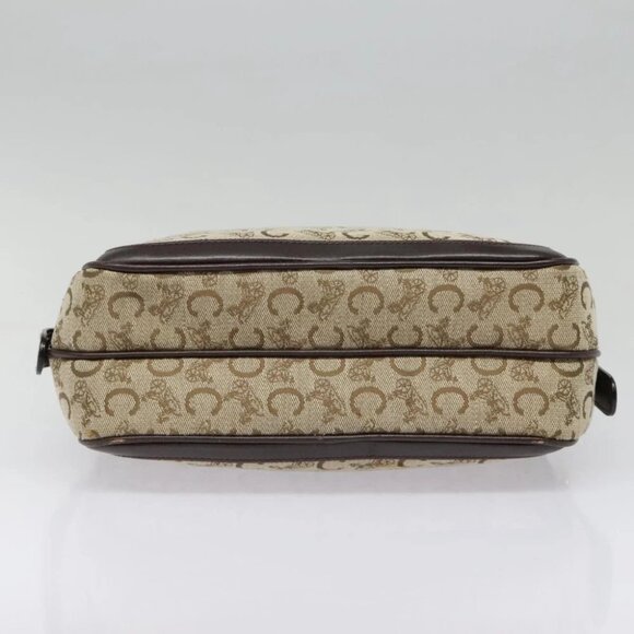 CELINE C Macadam Canvas Shoulder Bag Brown Auth ep5946 - Picture 8 of 15